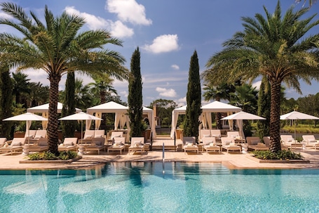 3 outdoor pools, cabanas (surcharge), pool umbrellas