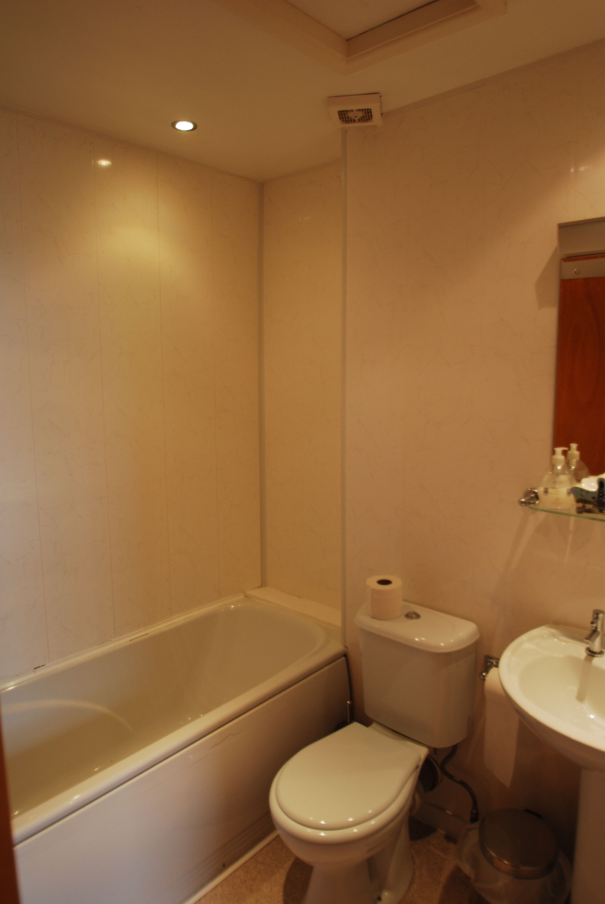 free toiletries, hair dryer, towels