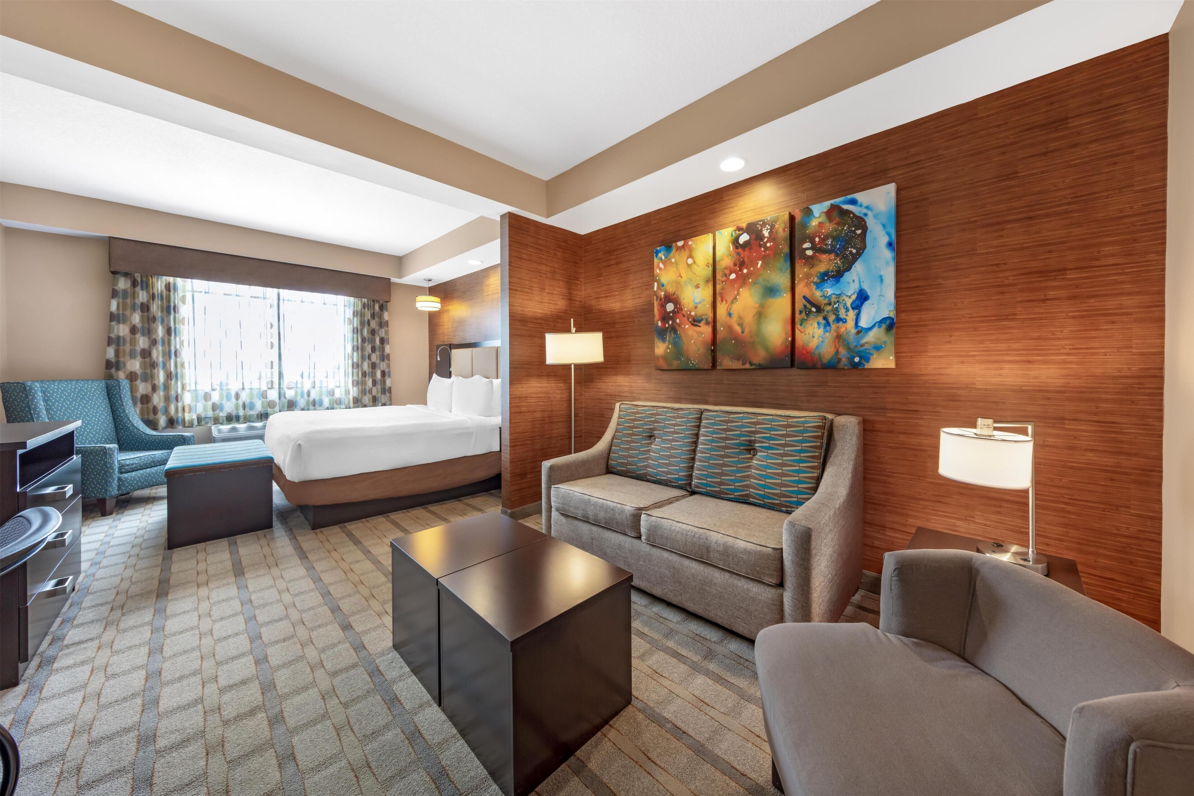 Suite, 1 King Bed, Non Smoking, Refrigerator & Microwave (with Sofabed)