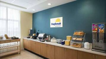 Free daily on-the-go breakfast