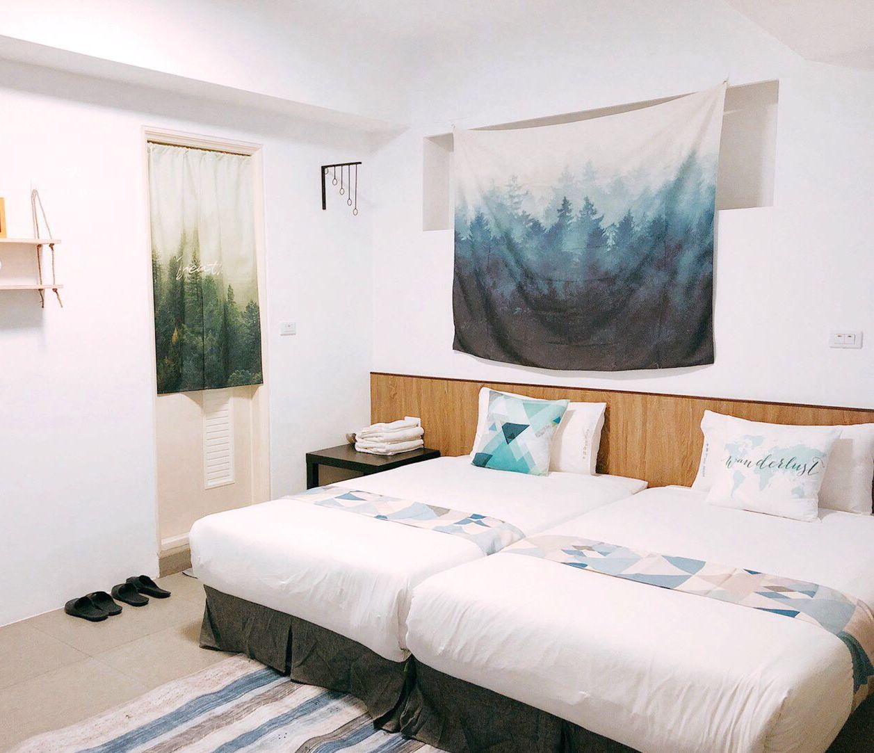 deluxe twin room | individually decorated, individually furnished, desk, blackout curtains