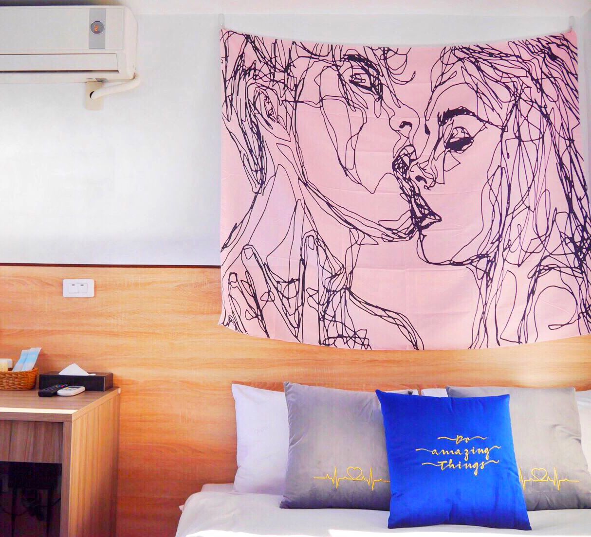 classic double room | individually decorated, individually furnished, desk, blackout curtains