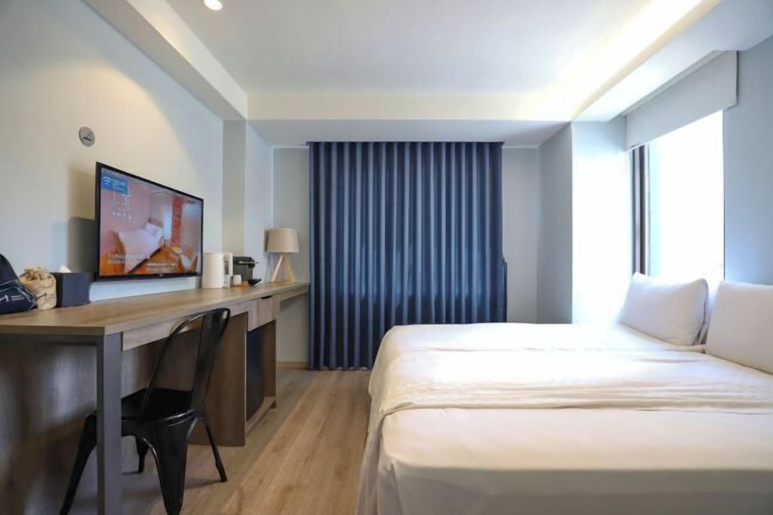 1 間臥室、高級寢具、書桌、隔音