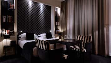 Premium bedding, minibar, in-room safe, desk