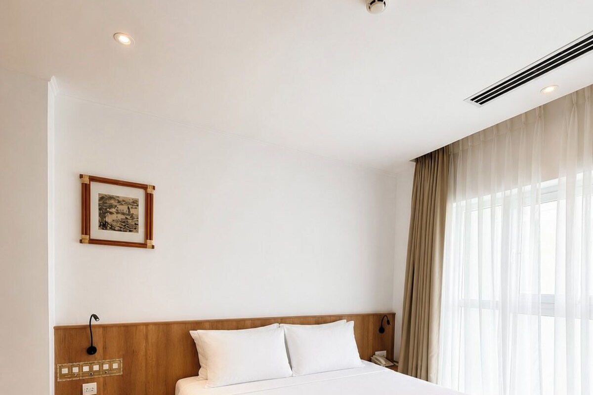 Apartment, 1 Bedroom, Kitchen, City View | Gebar bulu kapas, bar mini, peti besi dalam bilik 