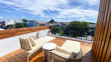 Double Room City and Sea View with Balcony | Balcony