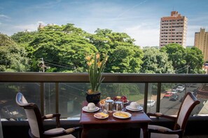 Luxo Master com Sacada | Blick vom Balkon