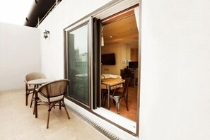 Standard Double Room, Balcony (Kitchenette in room) | View from room - Film 37.2 Hotel (Seoul)