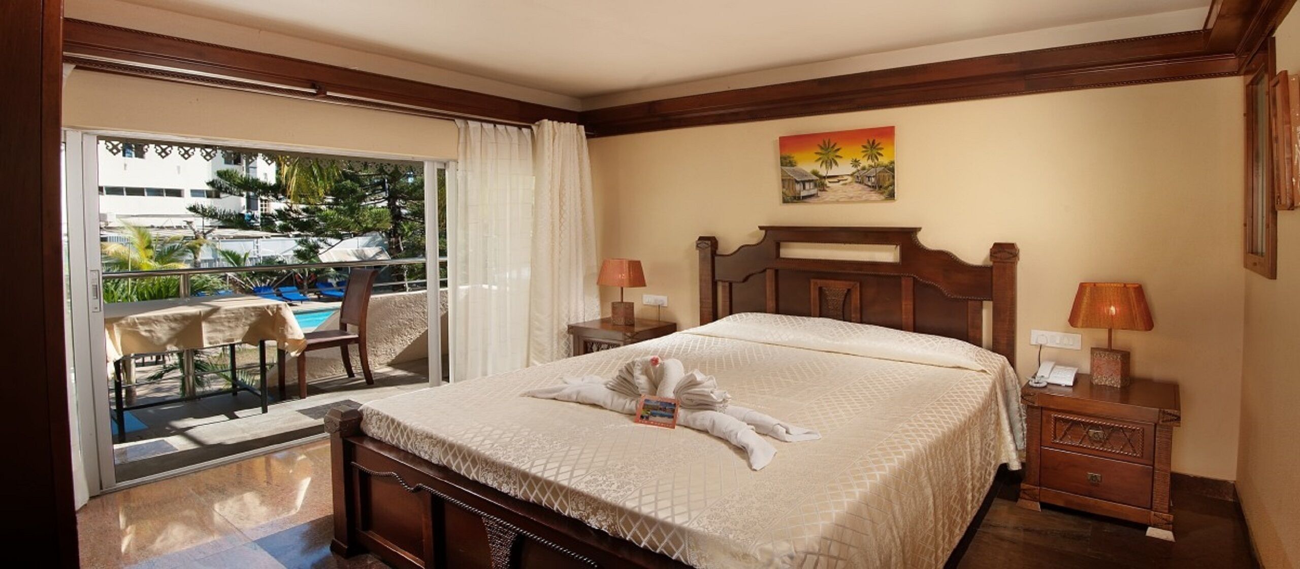 In-room safe, desk, blackout drapes, free cribs/infant beds