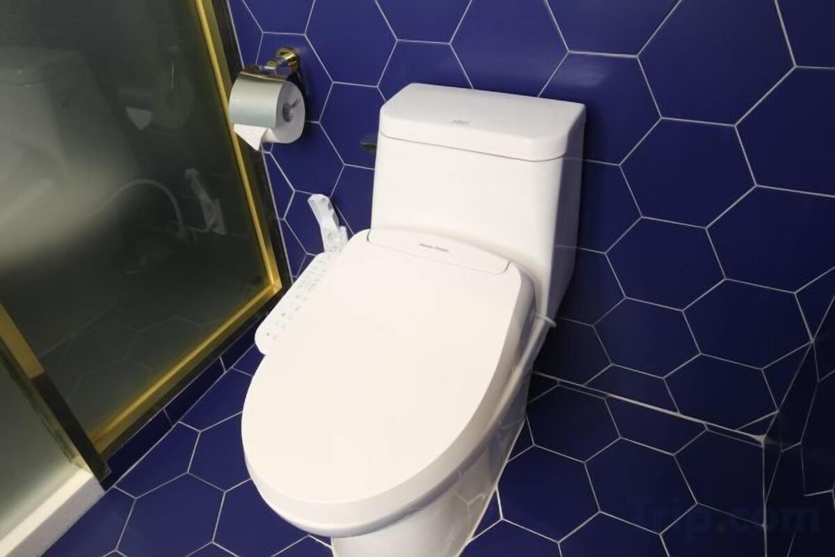 Salle de bain | Ensemble baignoire-douche, articles de toilette (gratuits)