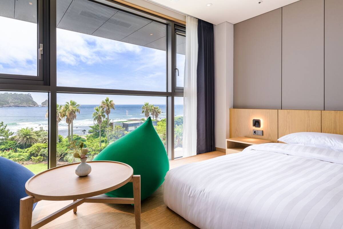 deluxe double room, sea view, annex building (annex) | view from room