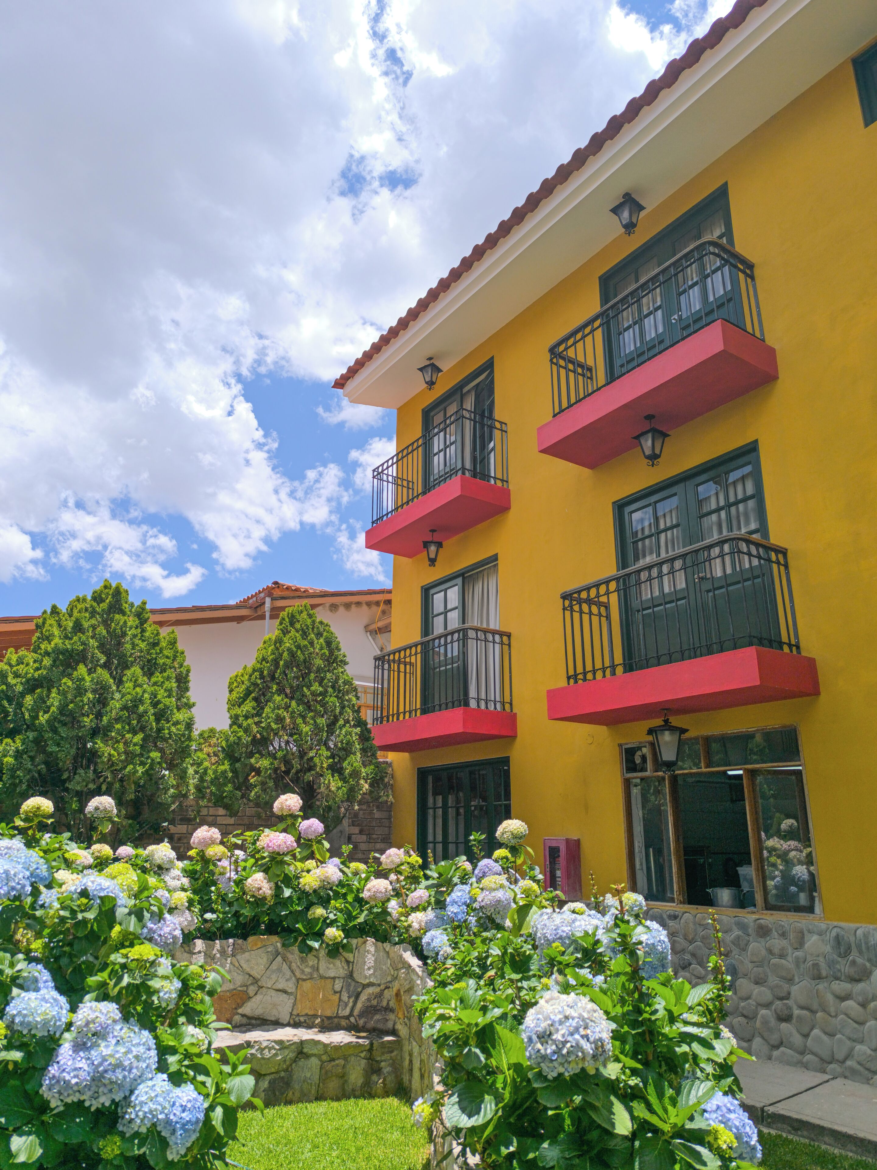 Façade de l’hébergement