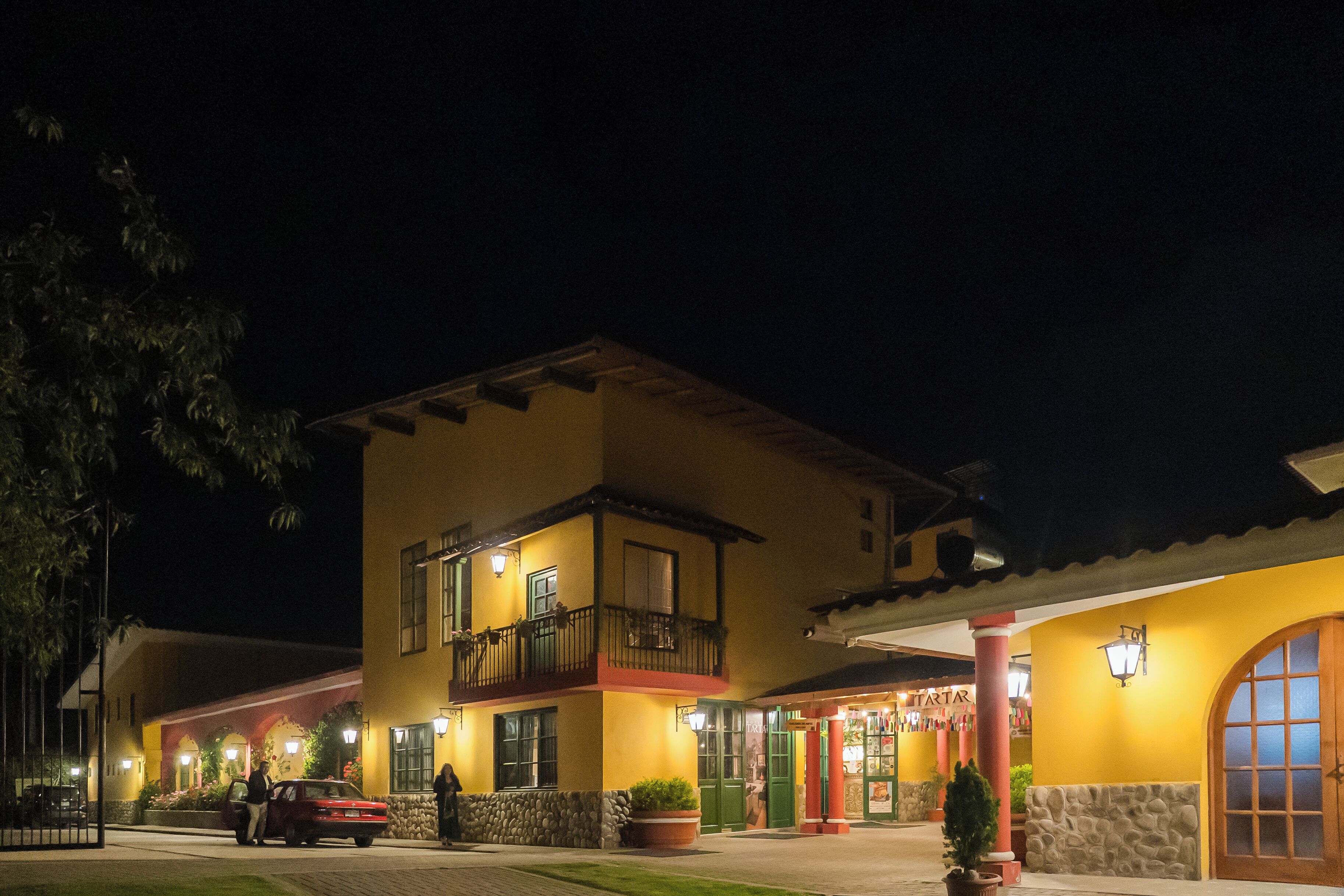 Majoituspaikan julkisivu