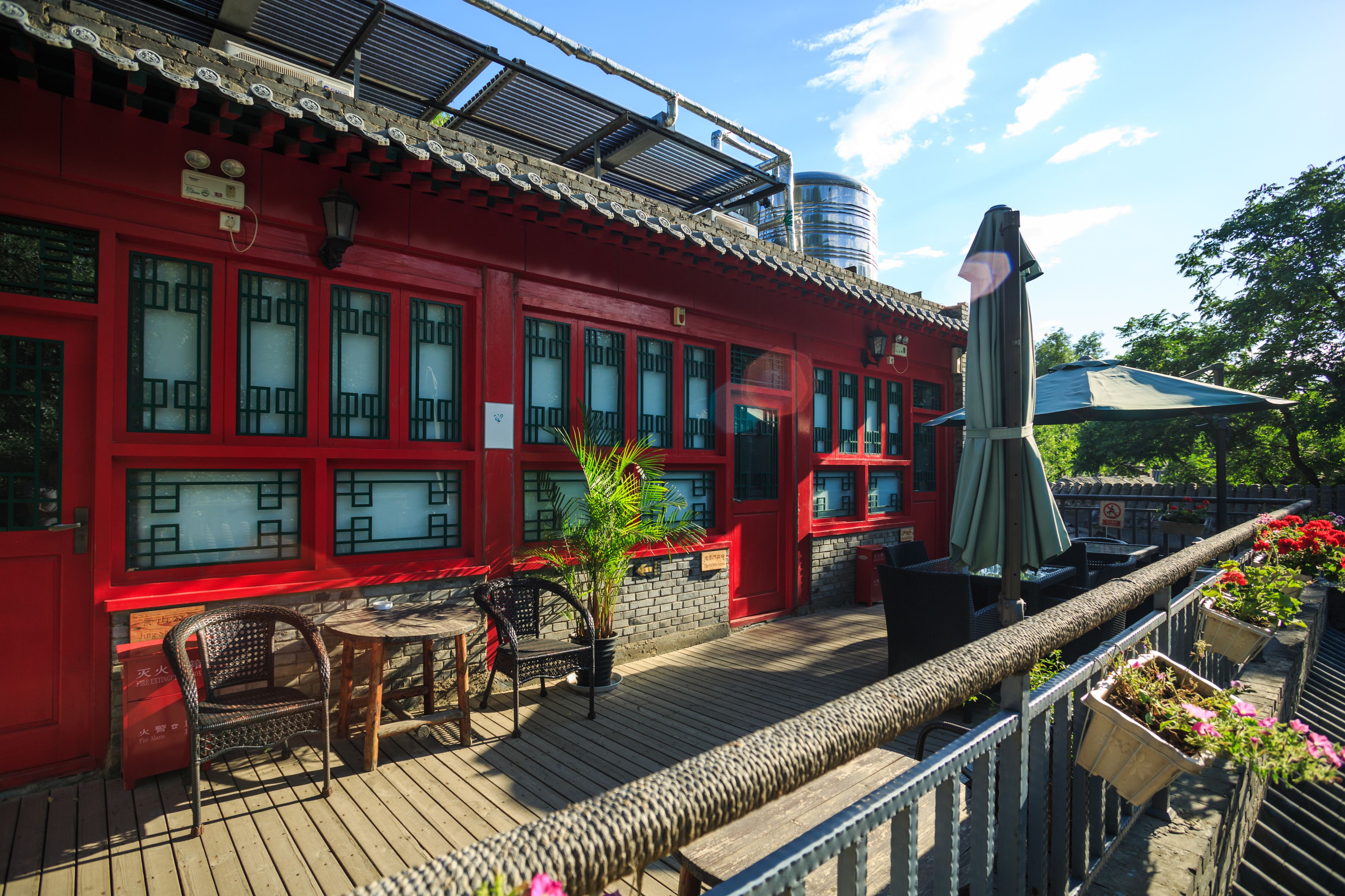 deluxe double room | view from property