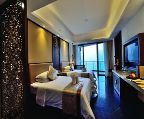 Superior Twin Room Themed Fire | 1 bedroom, premium bedding, minibar, in-room safe - Harmona Resort & Spa Zhangjiajie (Zhangjiajie)