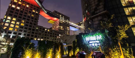 Front of property - evening/night