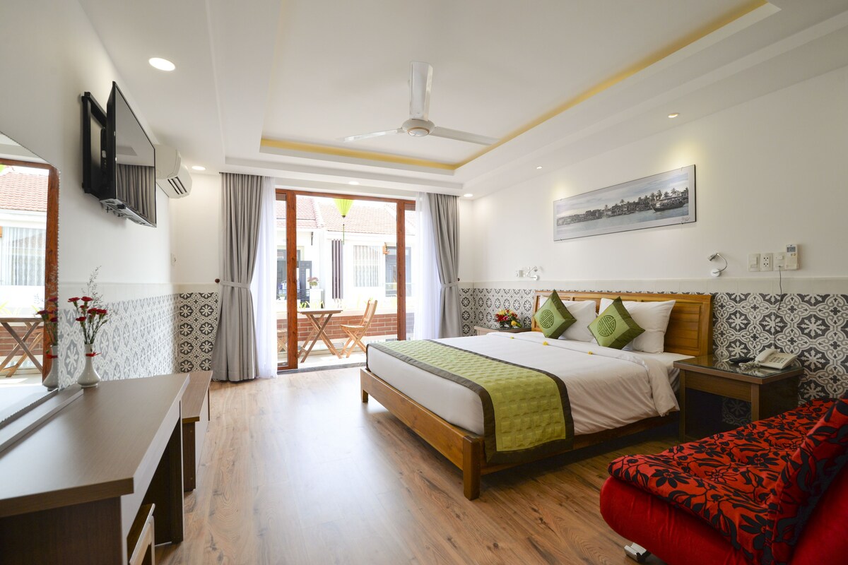 Deluxe tweepersoonskamer, balkon