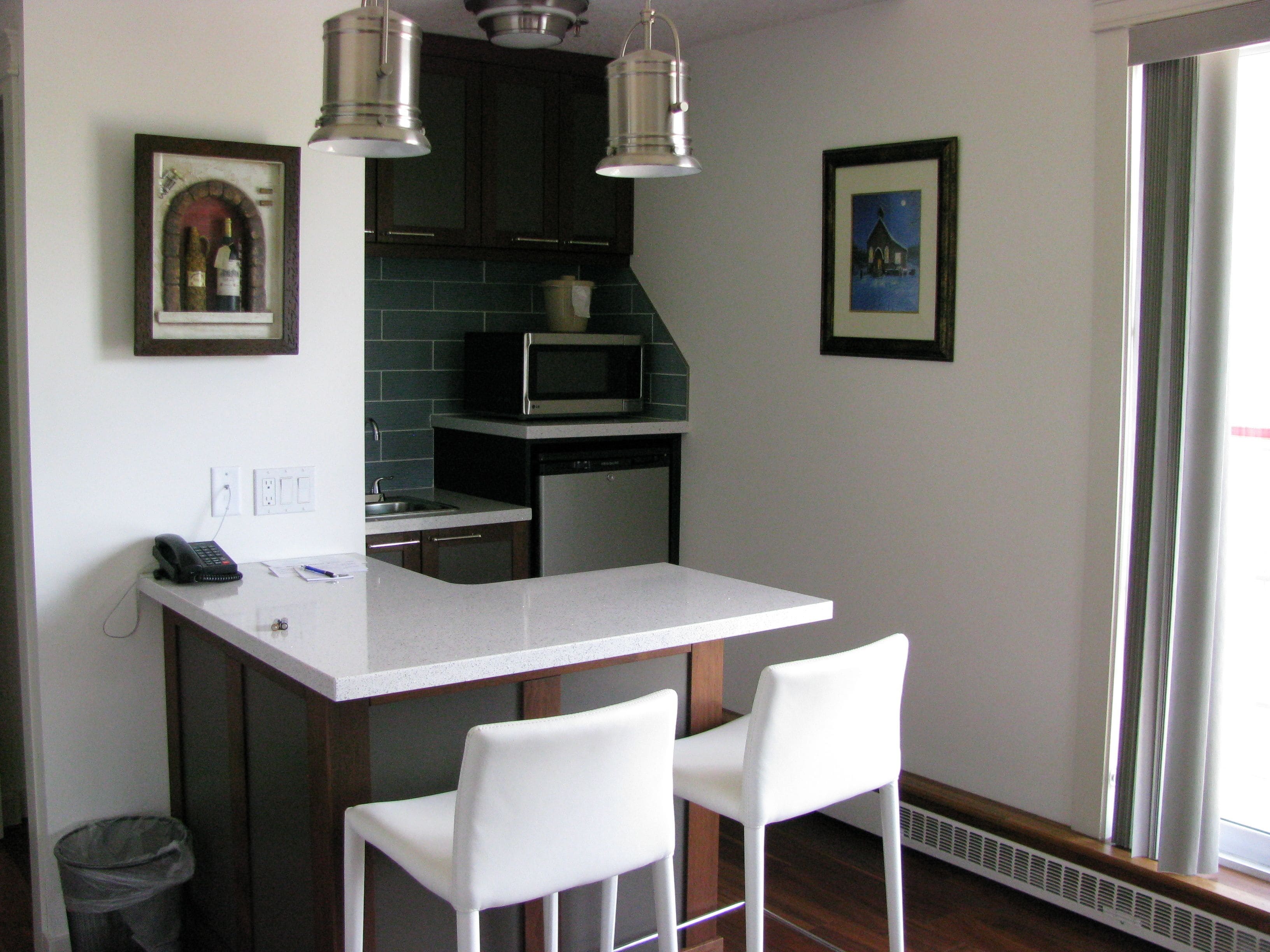 luxury suite | private kitchenette | mini-fridge, coffee/tea maker