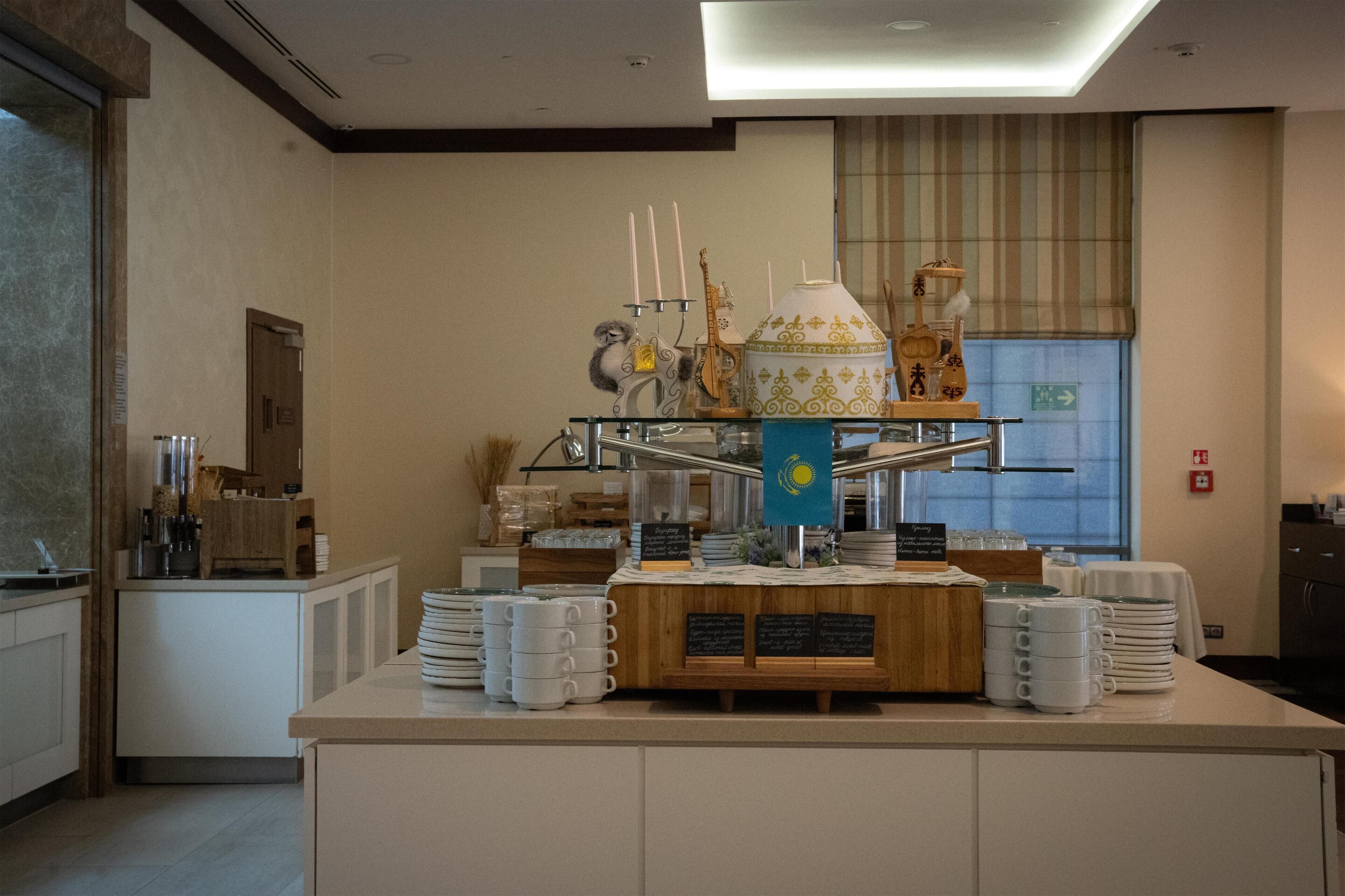 Daily buffet breakfast (KZT 3500 per person)