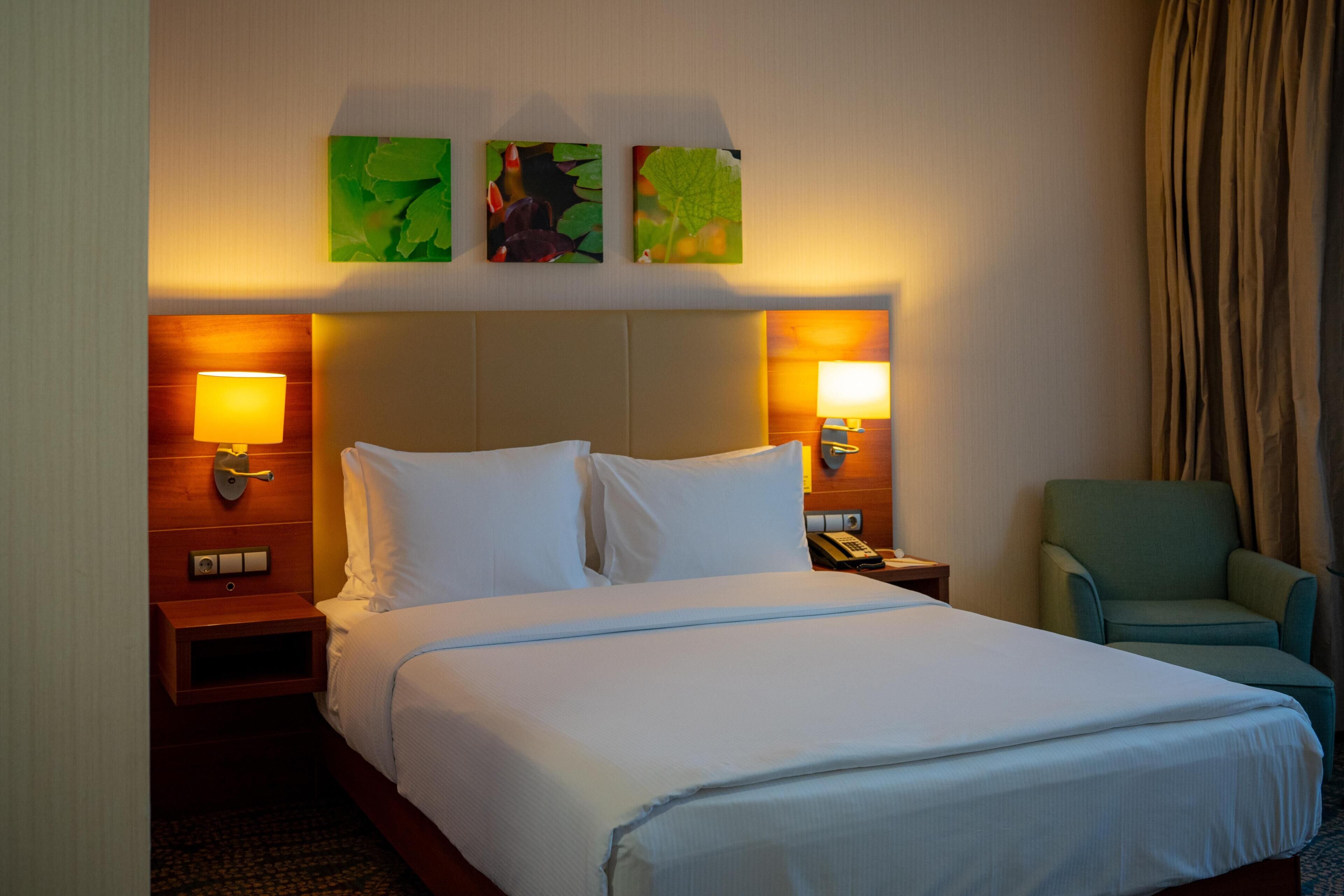 Literie de qualité supérieure, coffres-forts dans les chambres