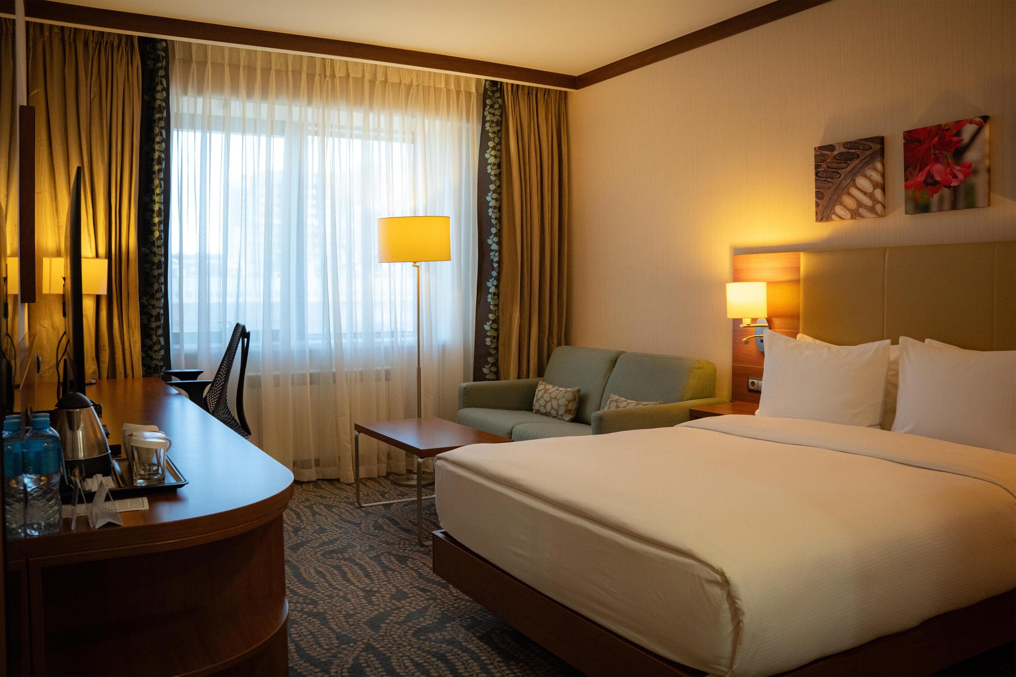 Literie de qualité supérieure, coffres-forts dans les chambres