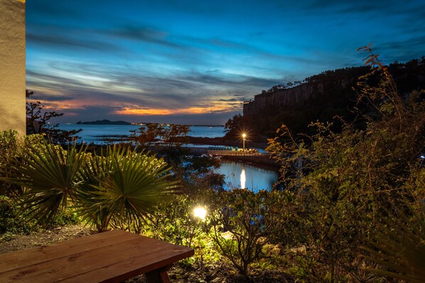 Front of property - evening/night