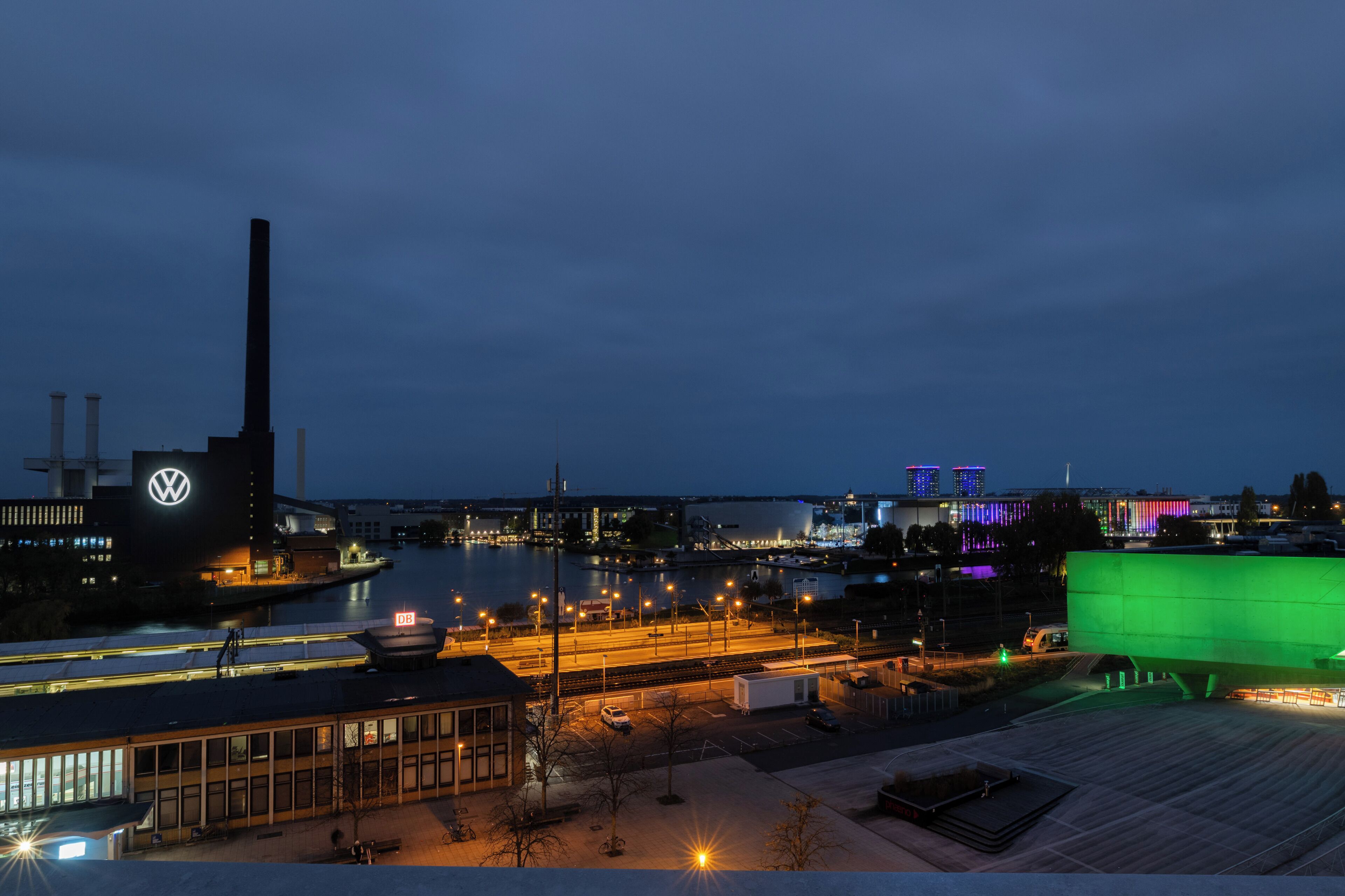 front of property – evening/night