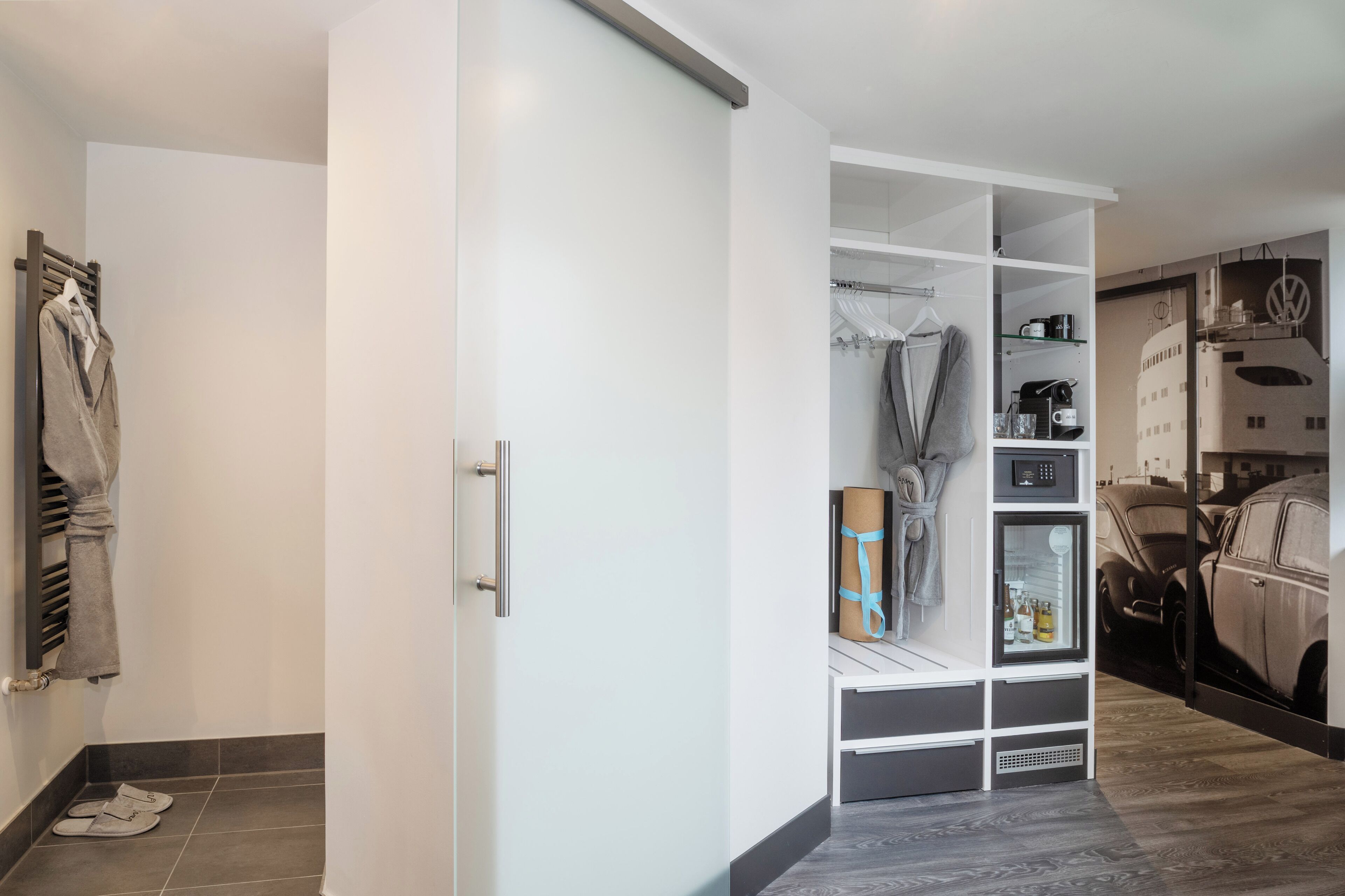 free minibar, in-room safe, desk, soundproofing