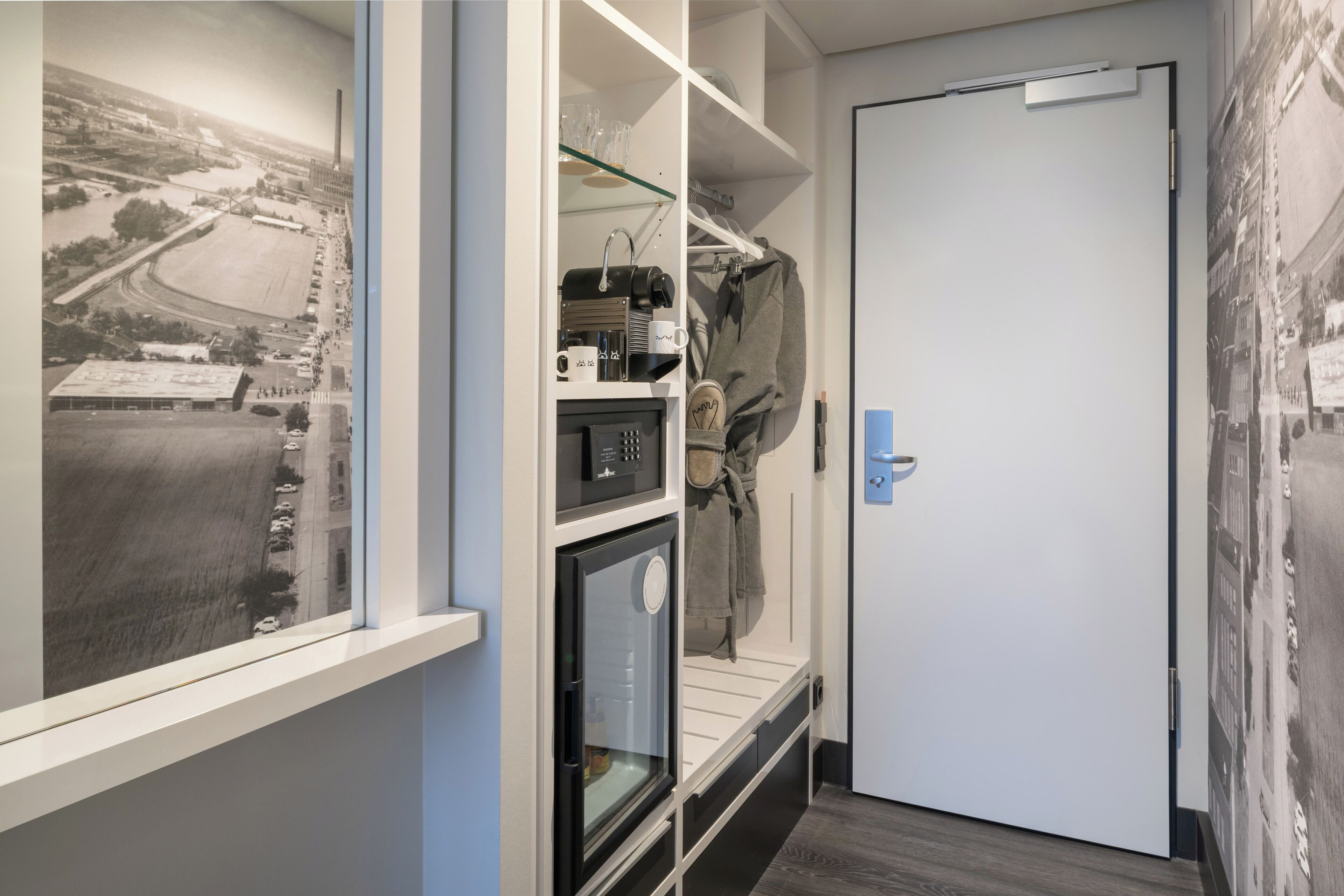 free minibar, in-room safe, desk, soundproofing