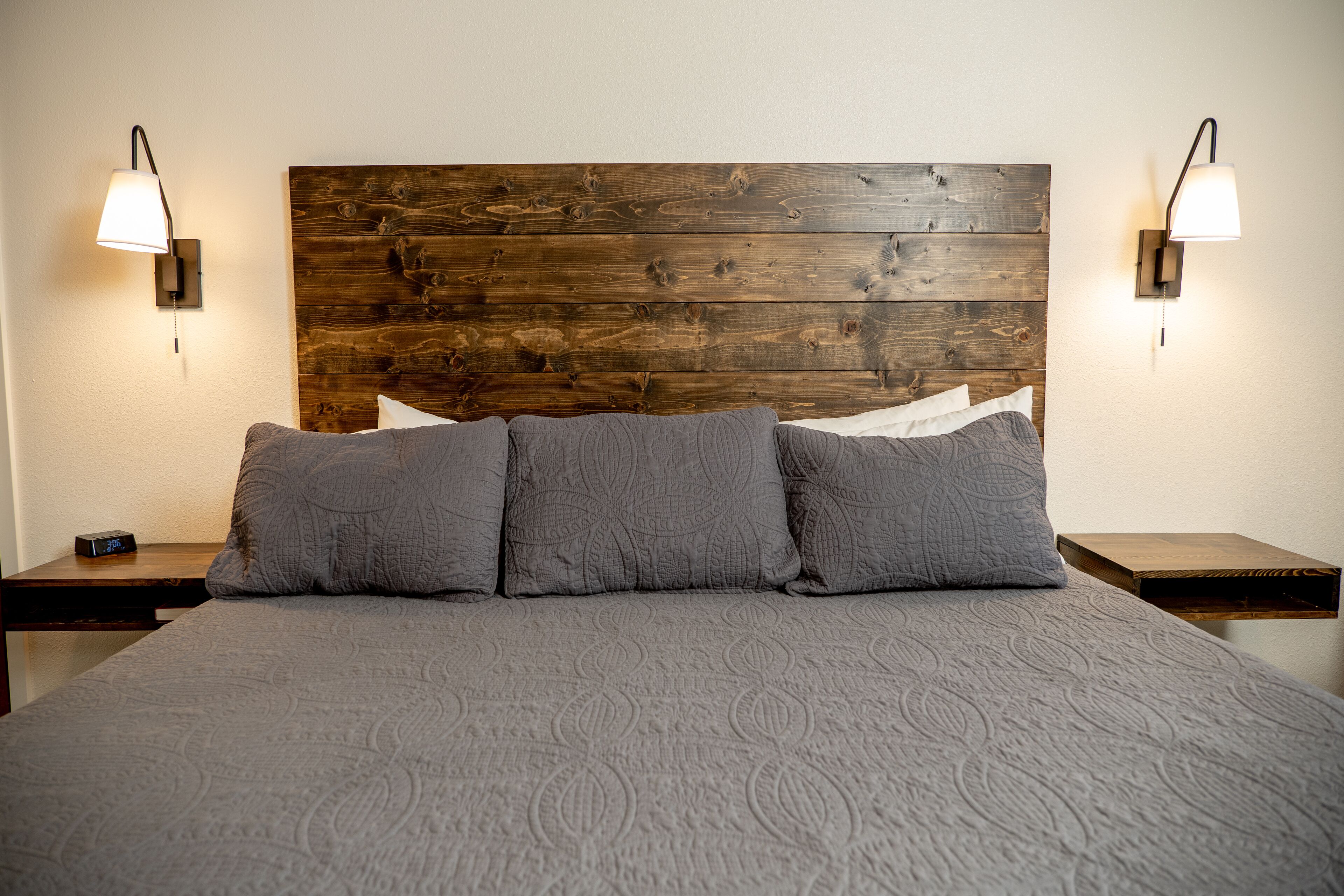 Double Room, Refrigerator & Microwave, Ground Floor | Iron/ironing board, free WiFi, bed sheets