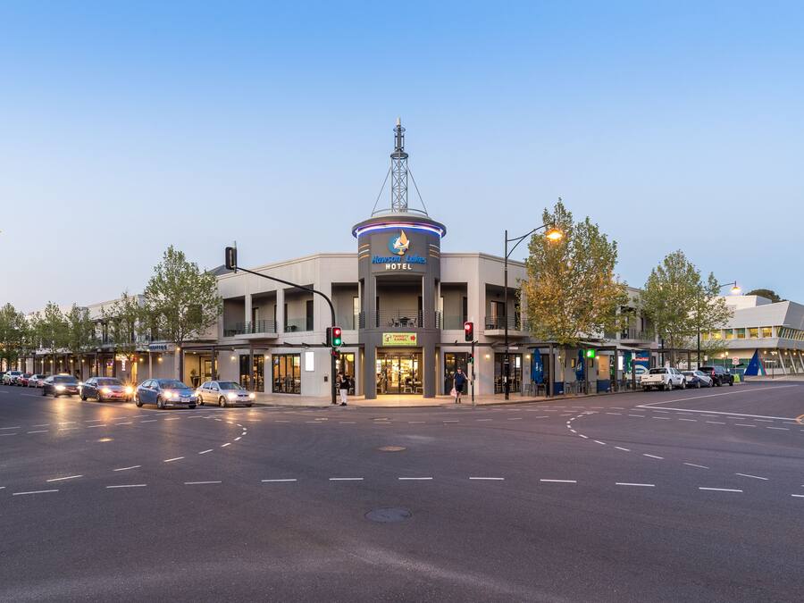 Front of property – evening/night