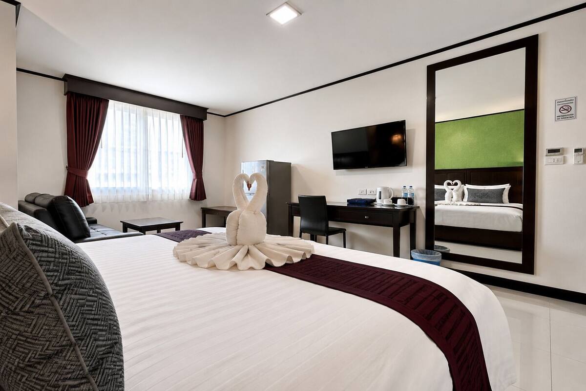 Superior King Bed | Minibar, pengeskab på værelset, skrivebord, gratis Wi-Fi