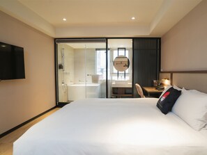Doppelzimmer | Hochwertige Bettwaren, Pillowtop-Betten, Zimmersafe