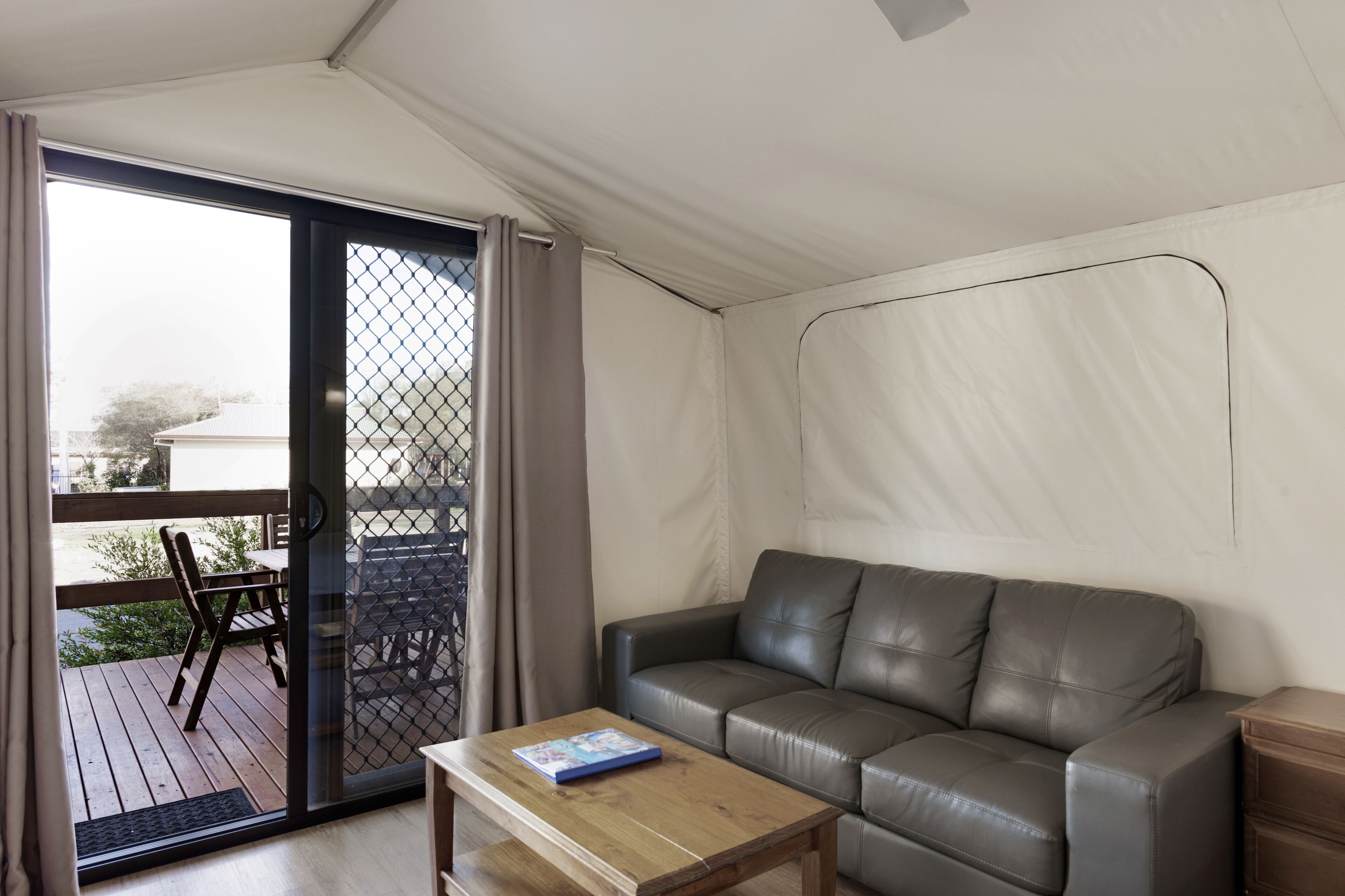 Deluxe-Zelt (Safari Tent - Sleeps 2) | Wohnzimmer