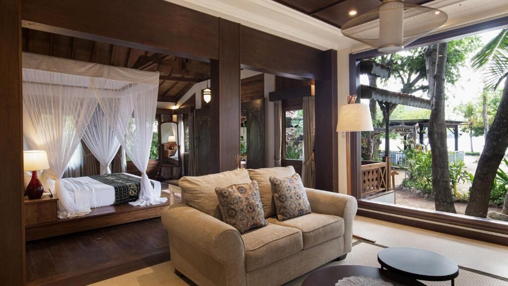 ecotourism sanctuary residence | living area | 42-inch led tv with cable channels, tv