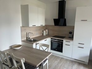 Condo | Private kitchen - Troll's Brauhaus Hotel (Medebach)