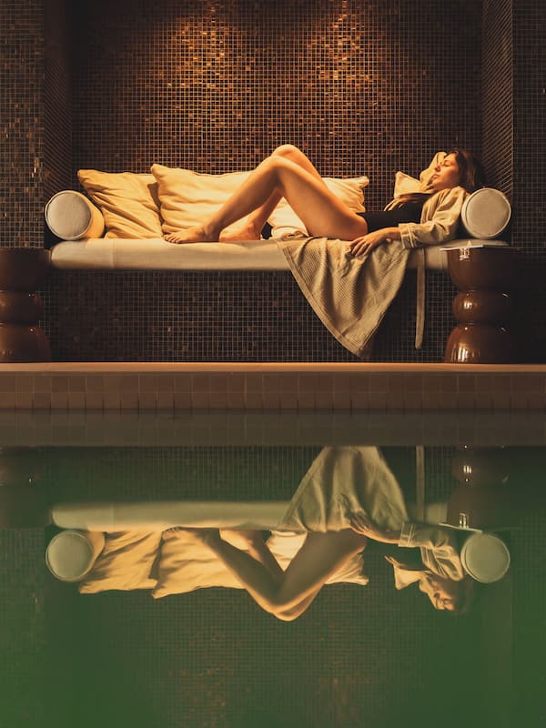 Couples treatment rooms, sauna, steam room, Turkish bath