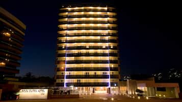 Front of property – evening/night
