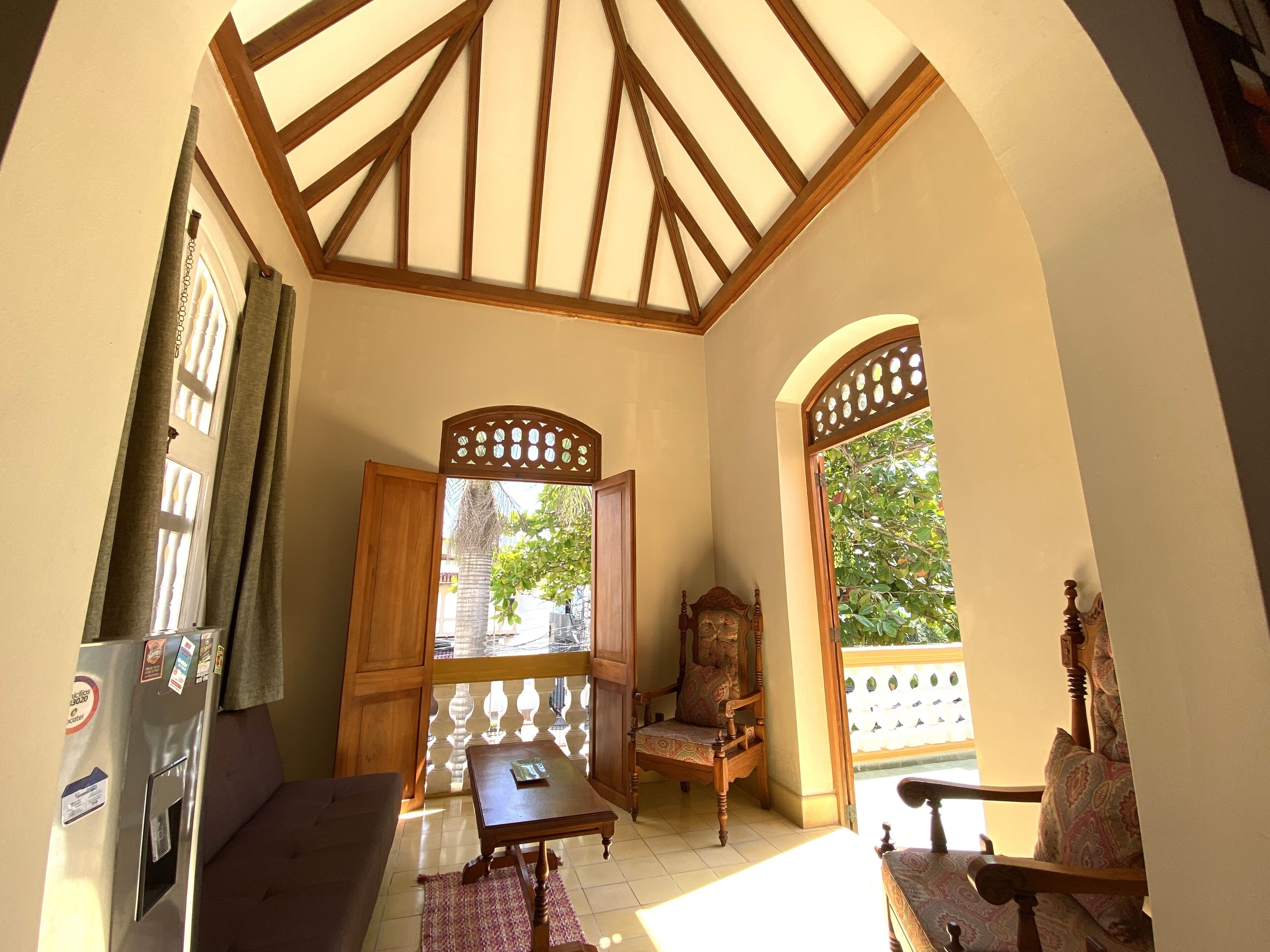 suite, balcony | living area | 42-inch led tv with cable channels, tv, heated floors