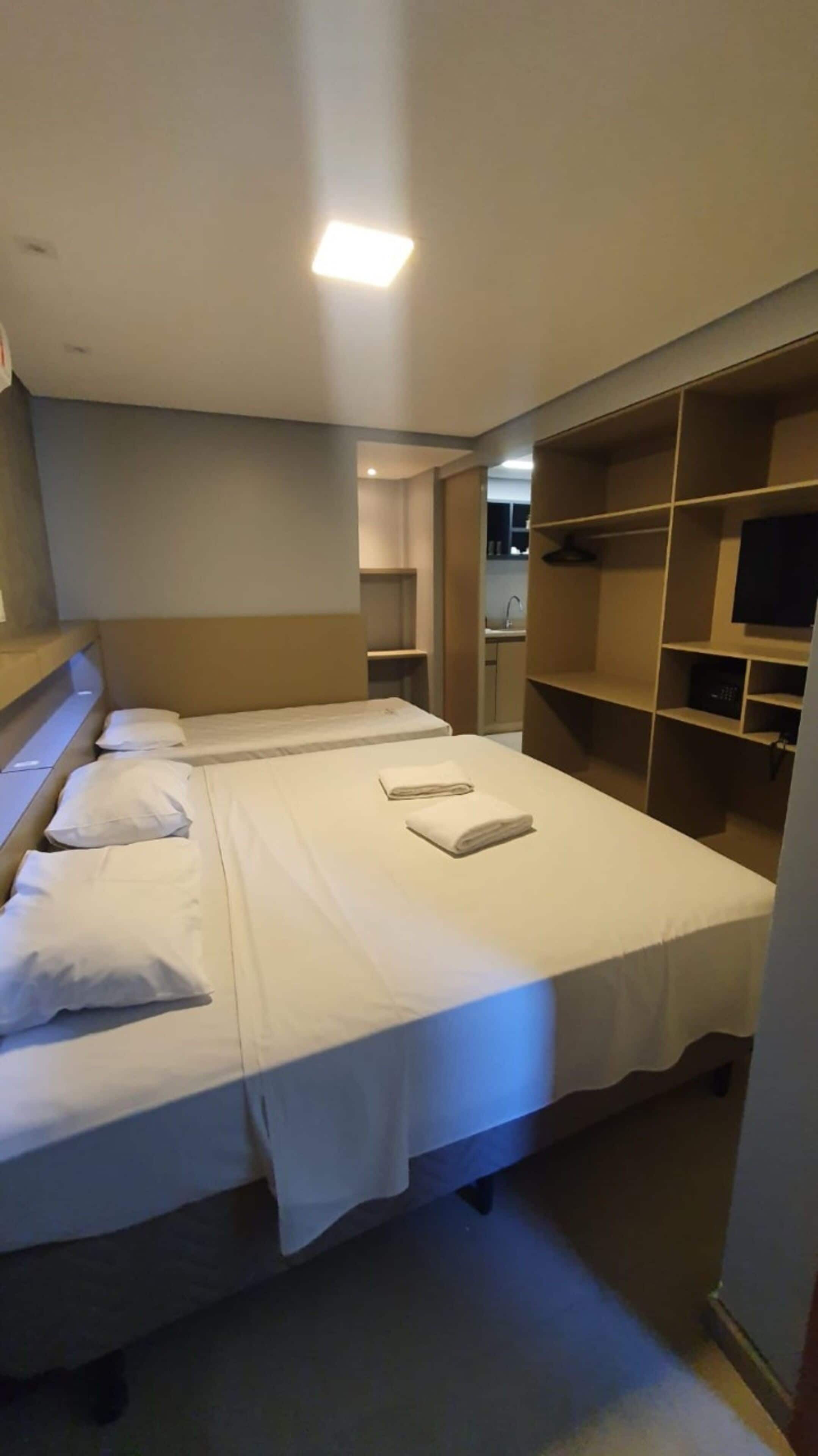 Residential Stúdio  | Cofres nos quartos, cortinas blackout, berços grátis
