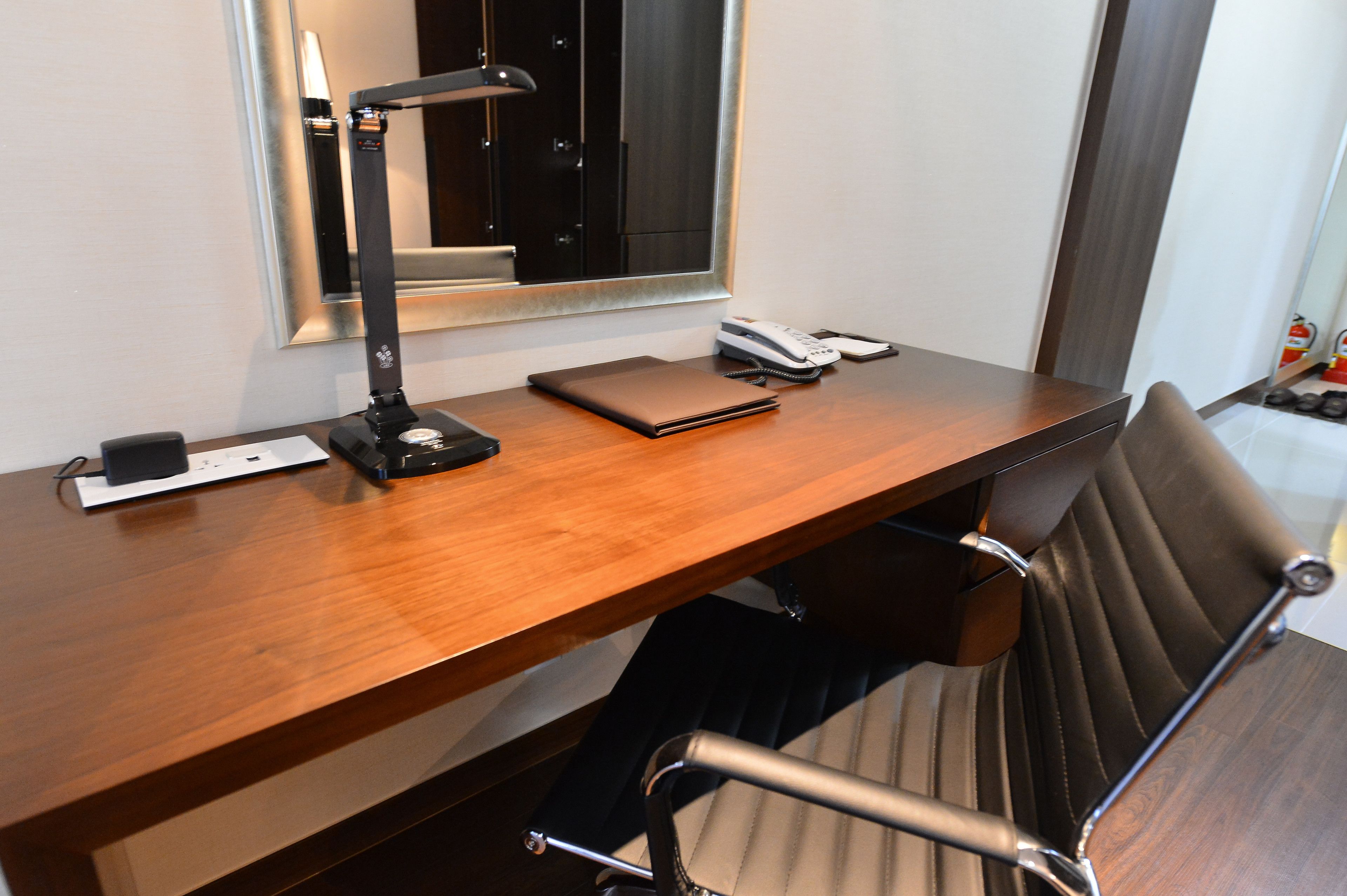 in-room safe, desk, blackout curtains, soundproofing