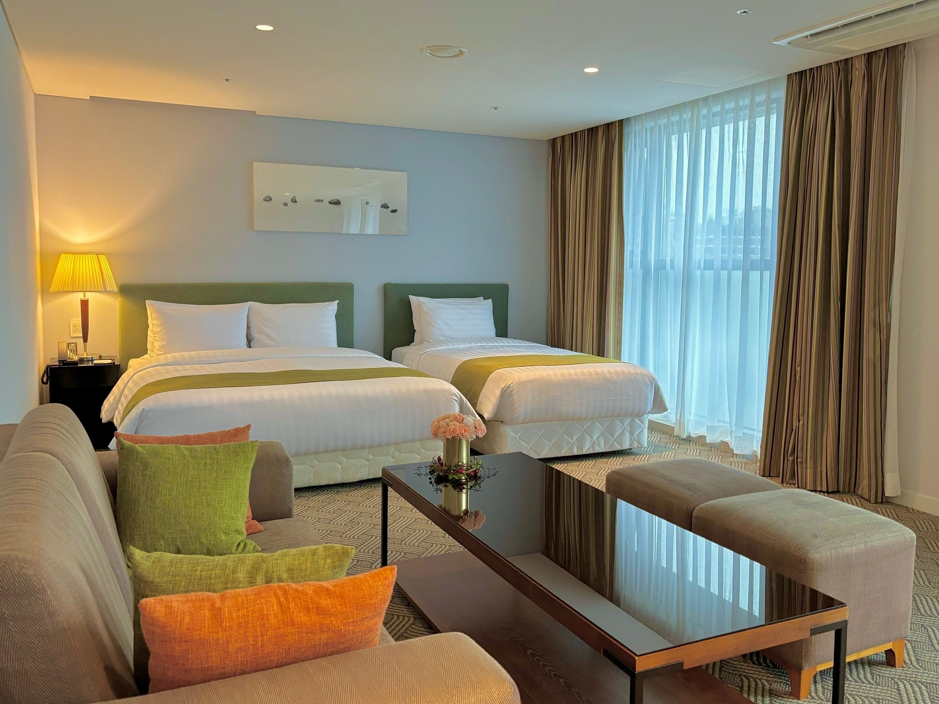 aventree suite family | in-room safe, desk, blackout curtains, soundproofing