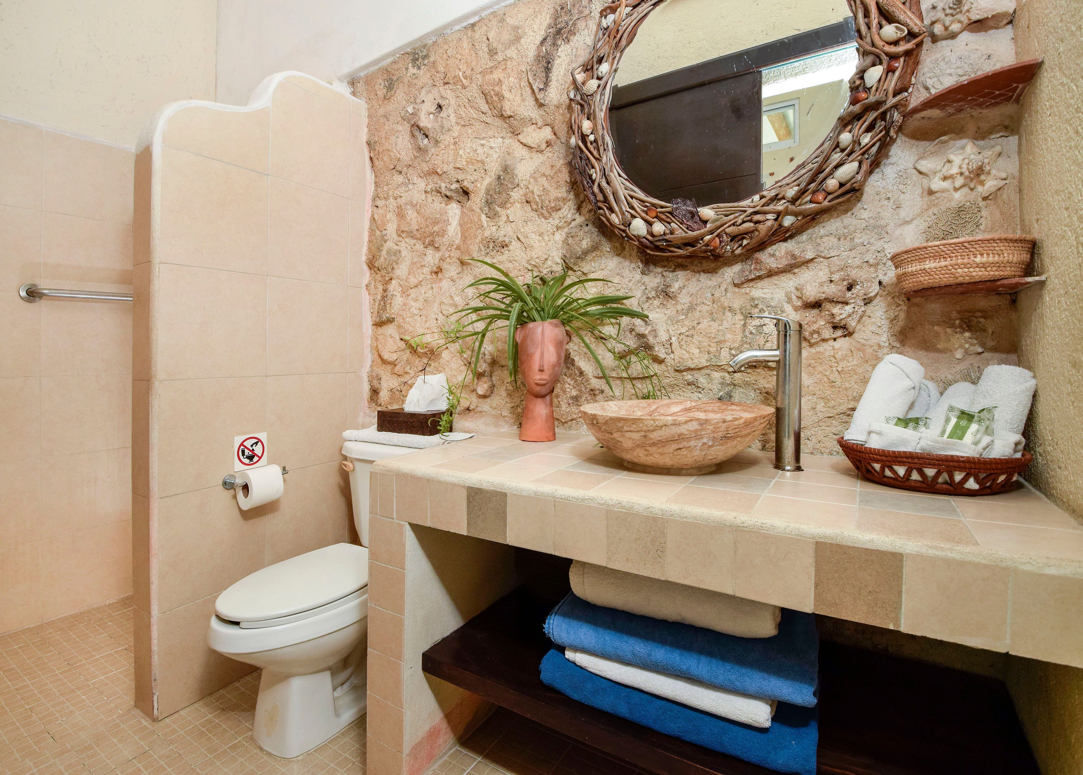 apartment, 1 bedroom (private kitchen) | bathroom | shower, free toiletries, hair dryer, towels