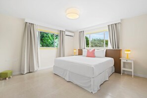 Deluxe Villa, 2 Bedrooms, Garden View, Poolside | Premium bedding, in-room safe, individually decorated