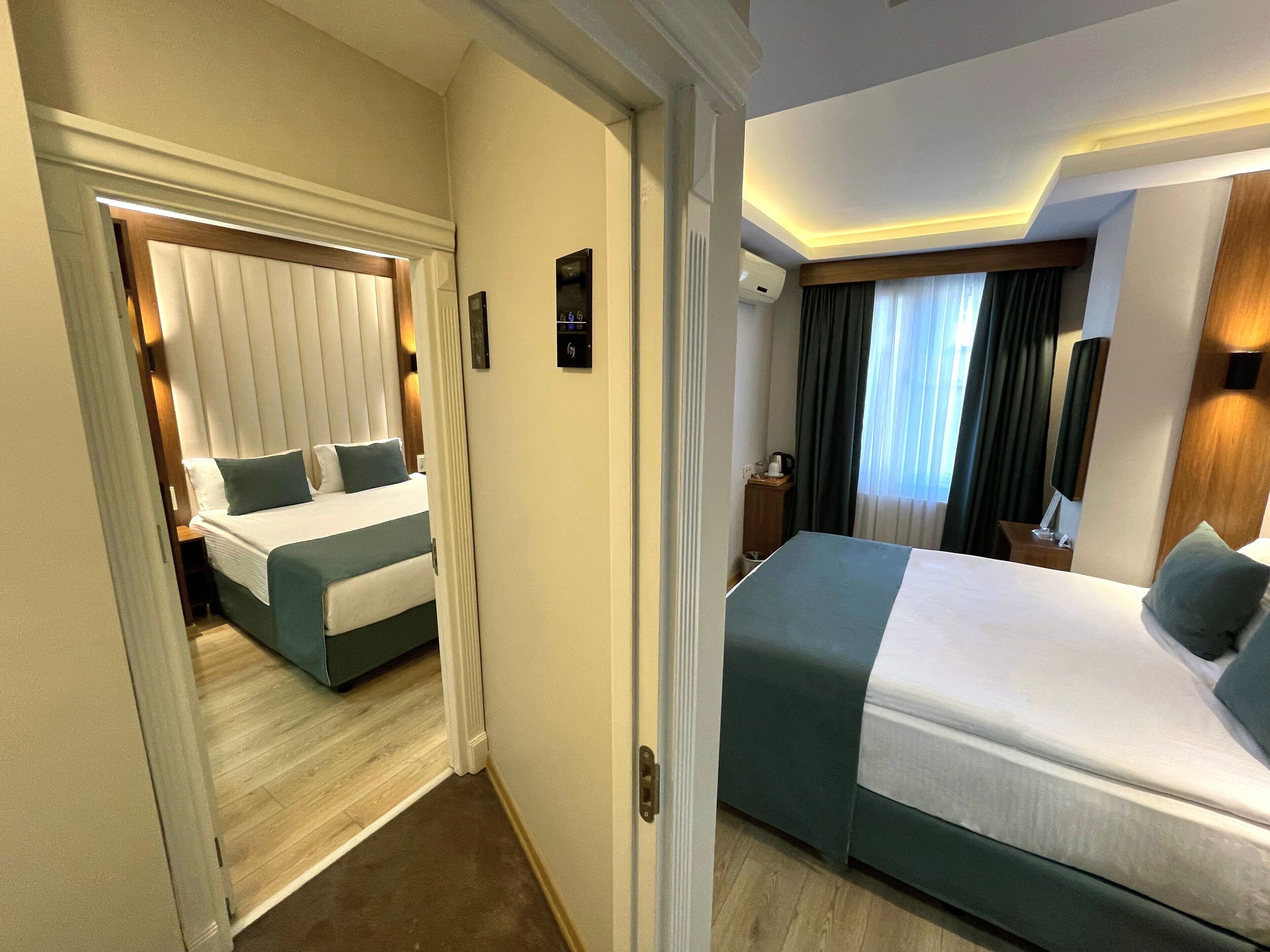 Family Connecting Room 4 Pax | Premium bedding, minibar, in-room safe, free WiFi