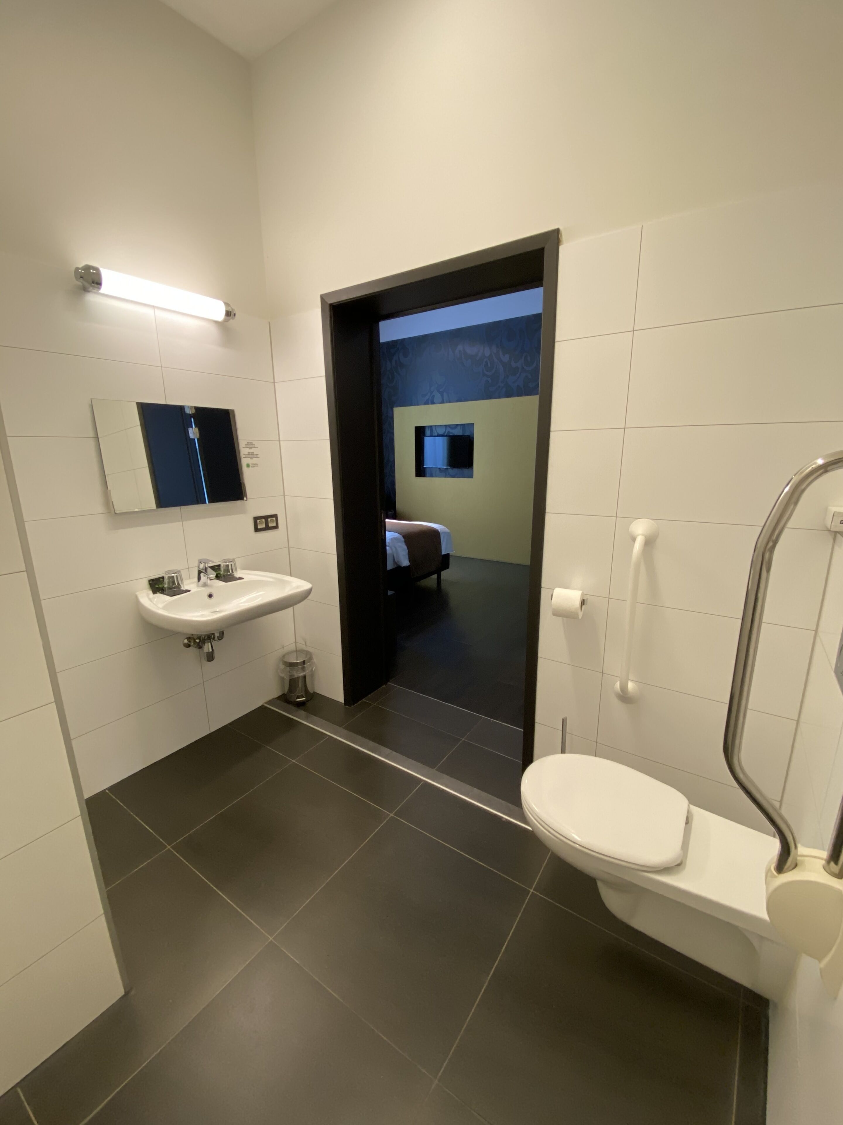 comfort double room, accessible | bathroom | free toiletries, hair dryer, towels, soap