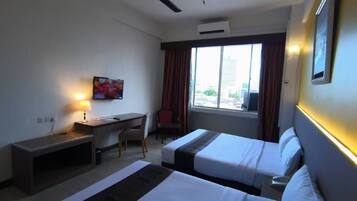 In-room safe, desk, iron/ironing board (on request), rollaway beds