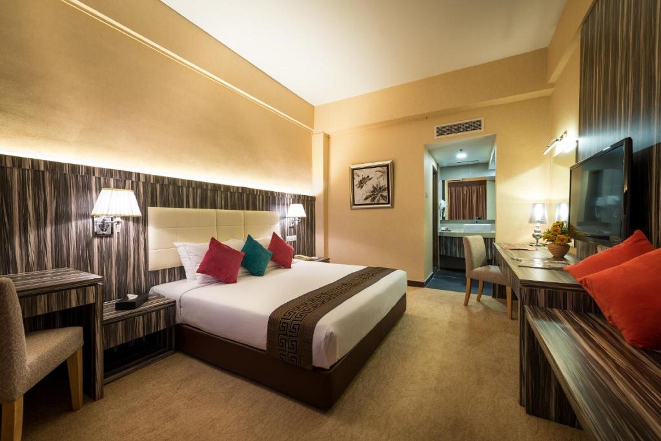 In-room safe, desk, iron/ironing board (on request), rollaway beds