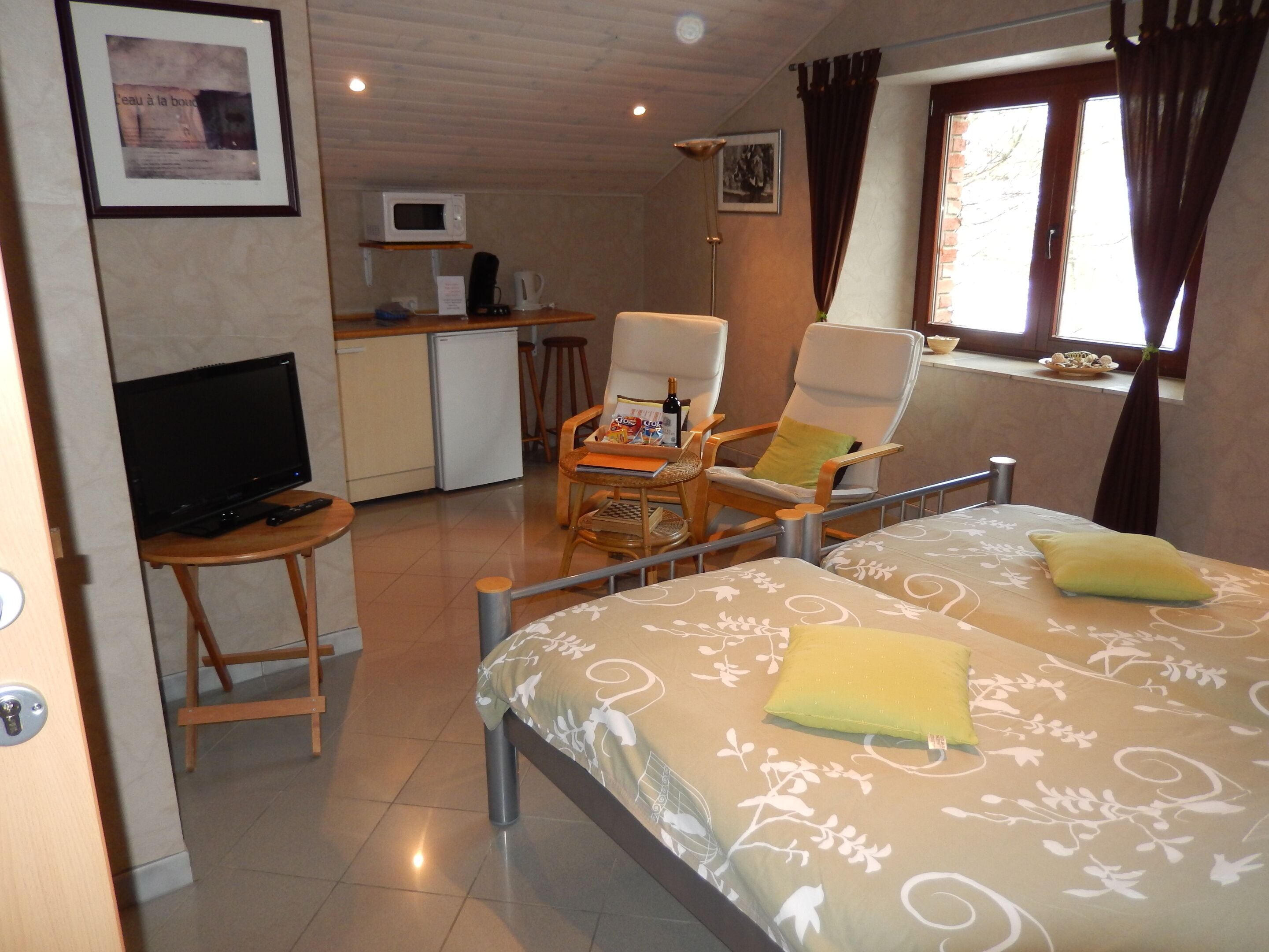 Double Room with Twin Bed | 迷你吧、免费婴儿床、免费 WiFi