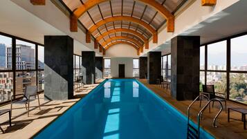 Indoor pool, outdoor pool